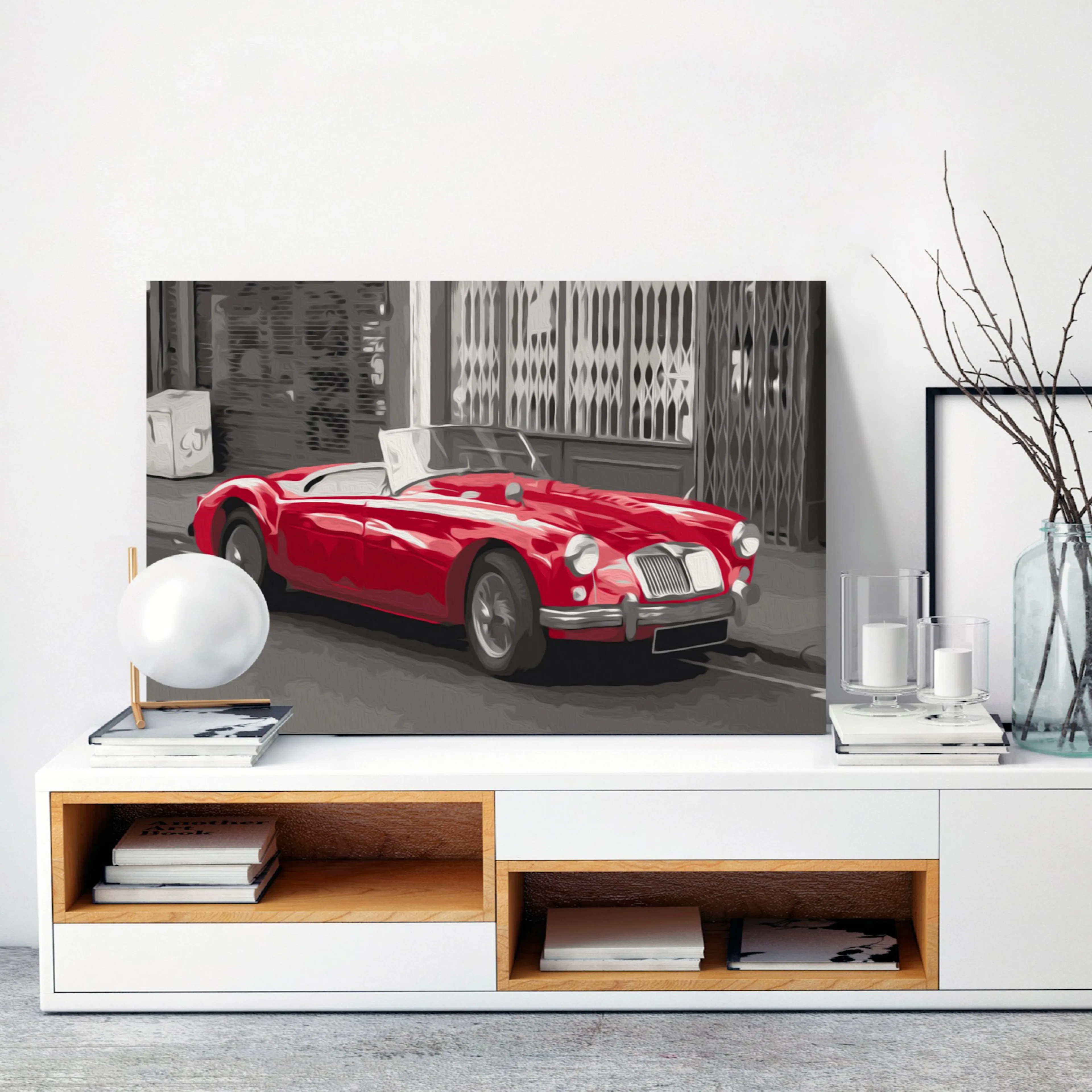 Gör-det-själv Målningar Arkiio Red Classic