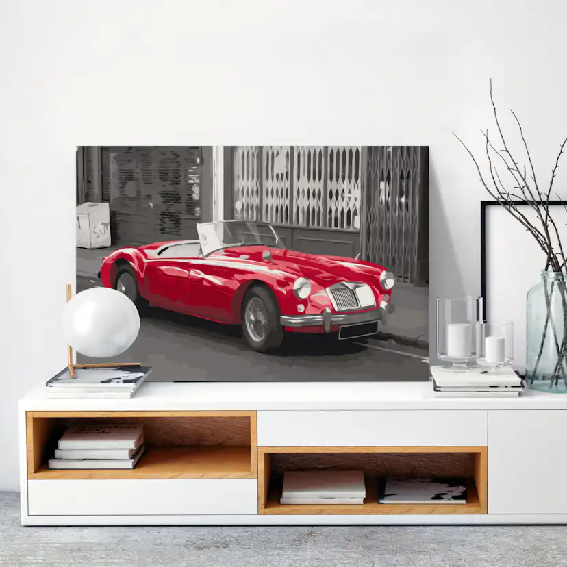 Gör-det-själv Målningar Arkiio Red Classic