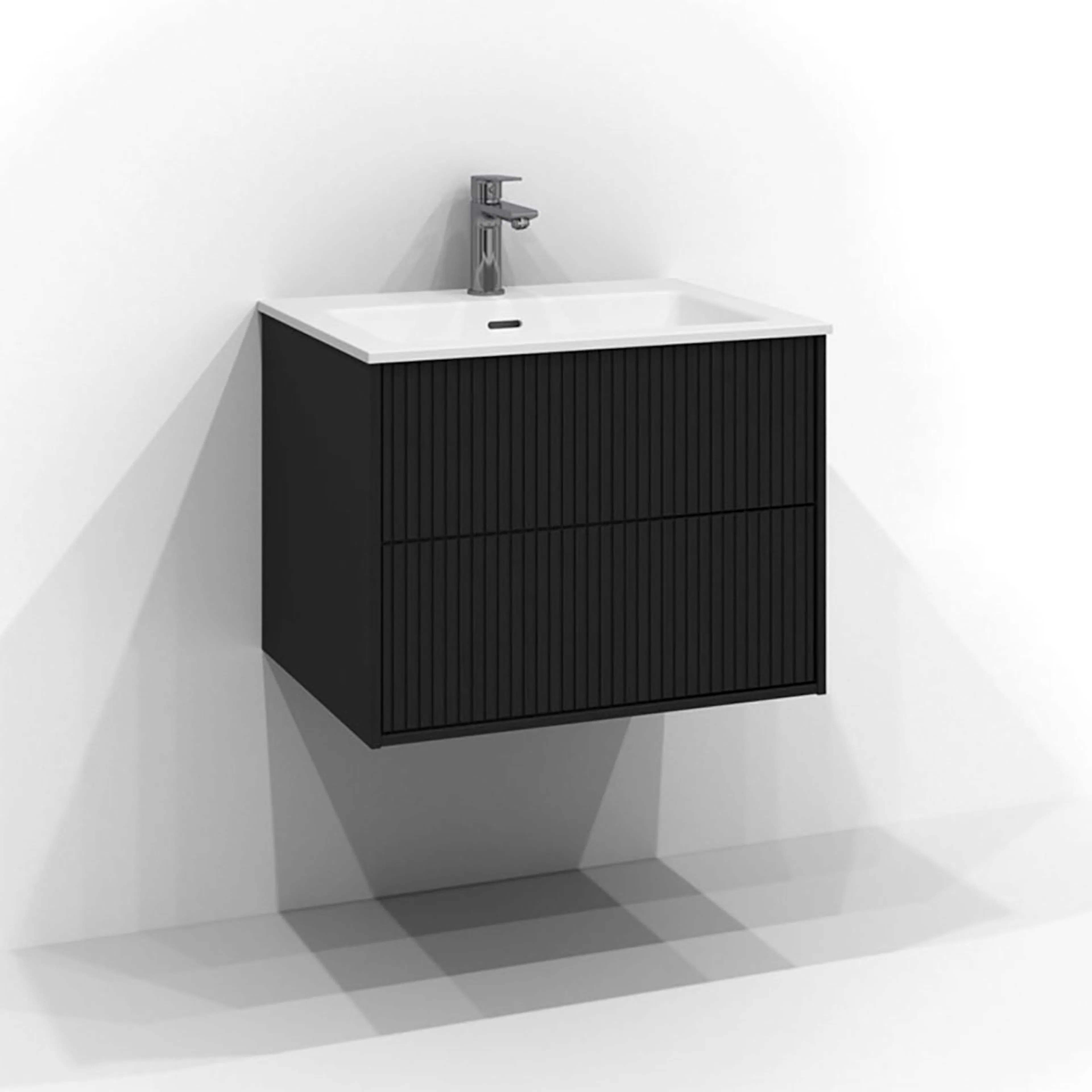 Tvättställsskåp Svedbergs Epos 60x45 med 2 Lådor