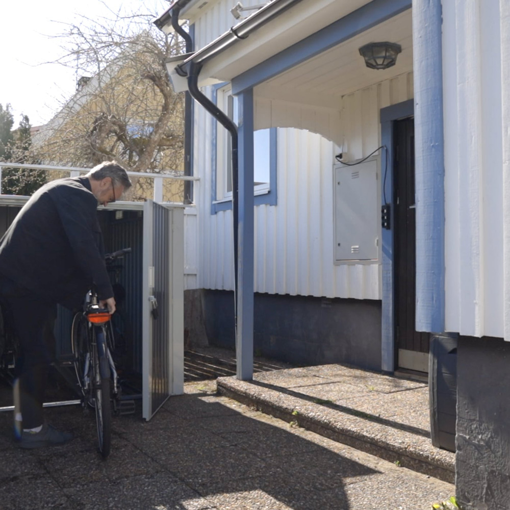 Cykelförråd Metalcraft 4,2m² Låsbart för Utomhusbruk