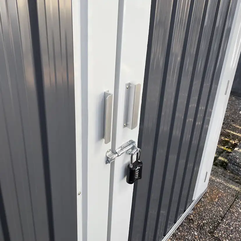 Cykelförråd Metalcraft 4,2m² Låsbart för Utomhusbruk