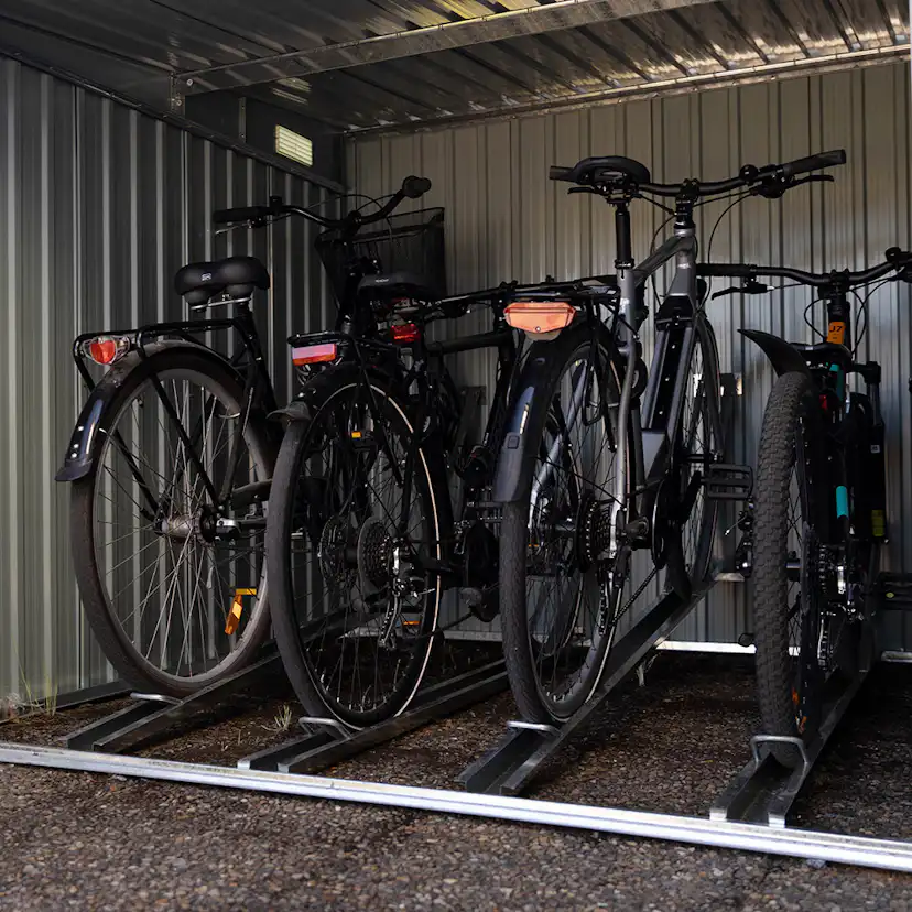 Cykelförråd Metalcraft 4,2m² Låsbart för Utomhusbruk