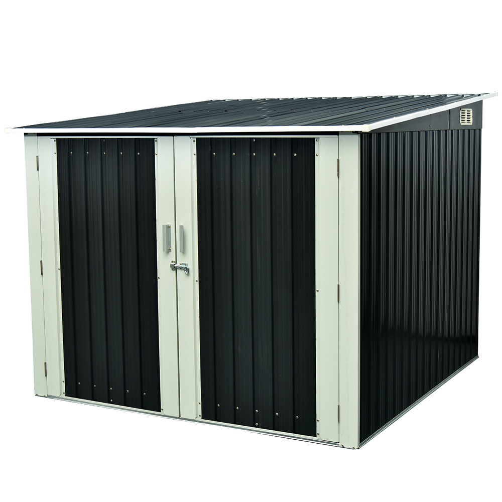 Cykelförråd Metalcraft 4,2m² Låsbart för Utomhusbruk