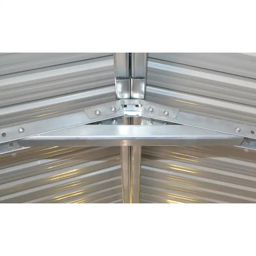 Garage Metalcraft 18m² Antracit/Vit Uteförråd