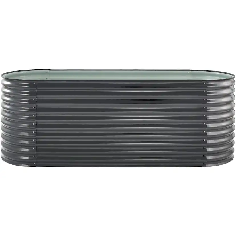 Odlingslåda Metalcraft Galvaniserat Stål 240 cm