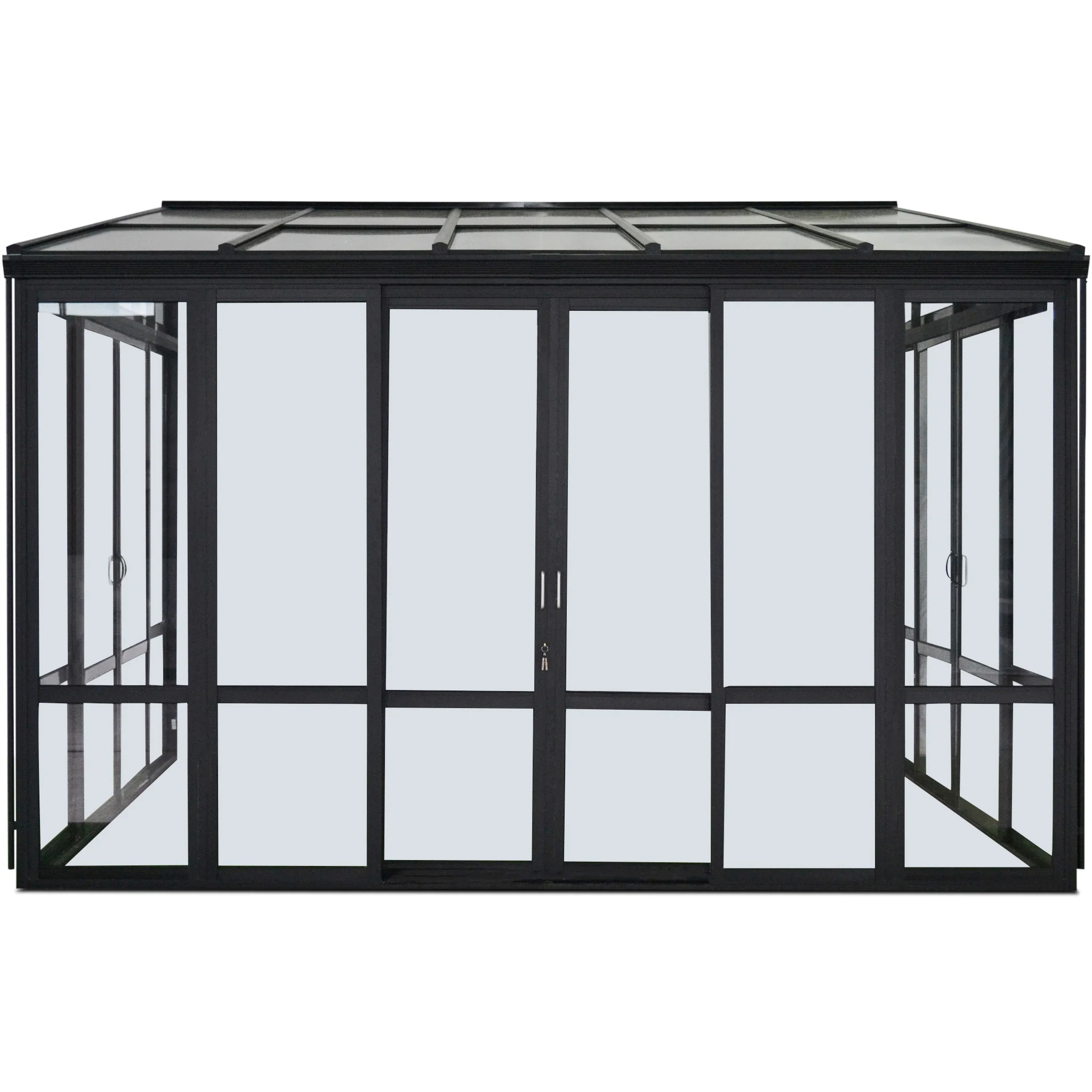 Uterum Metalcraft 10,7m² Säkerhetsglas Svart