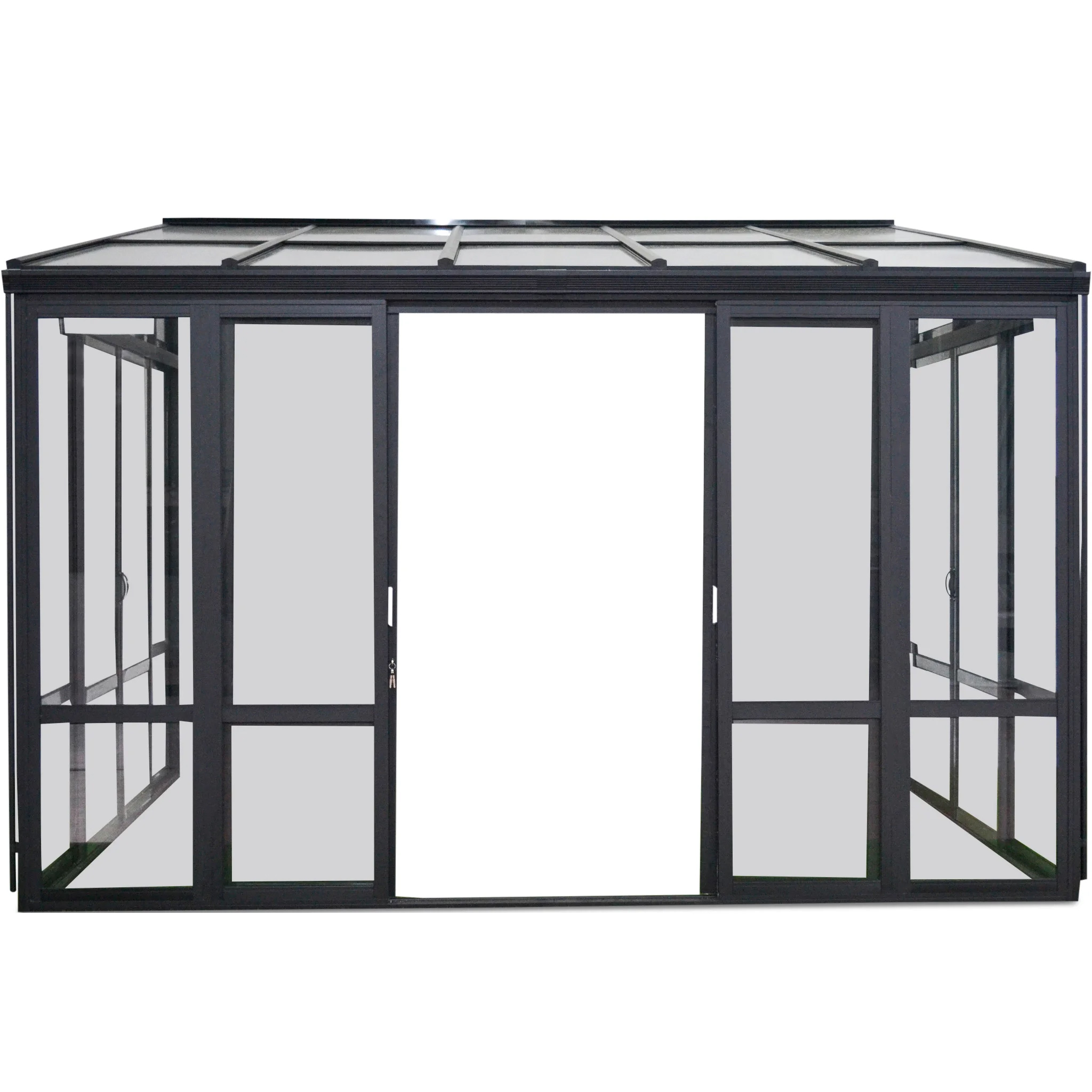 Uterum Metalcraft 10,7m² Säkerhetsglas Svart