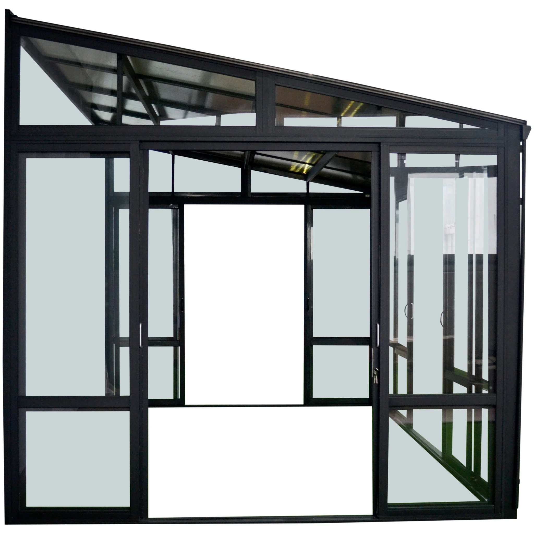 Uterum Metalcraft 10,7m² Säkerhetsglas Svart