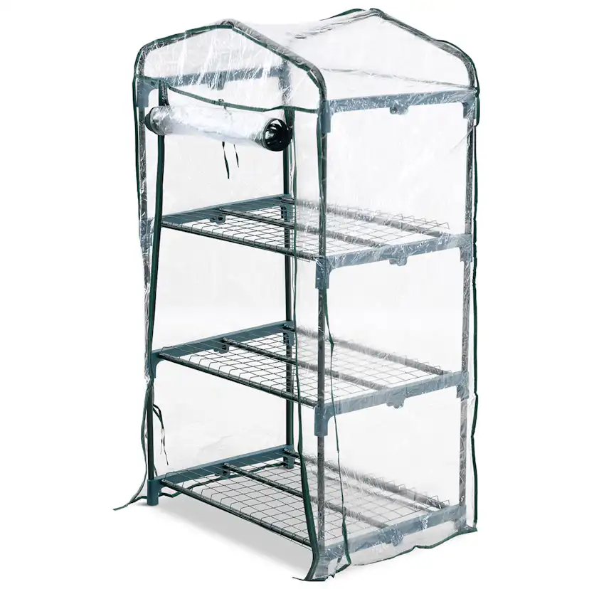 Växthus Metalcraft 0,3 kvm Grön Rektangulärt