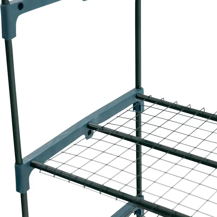 Växthus Metalcraft 0,3 kvm Grön Rektangulärt