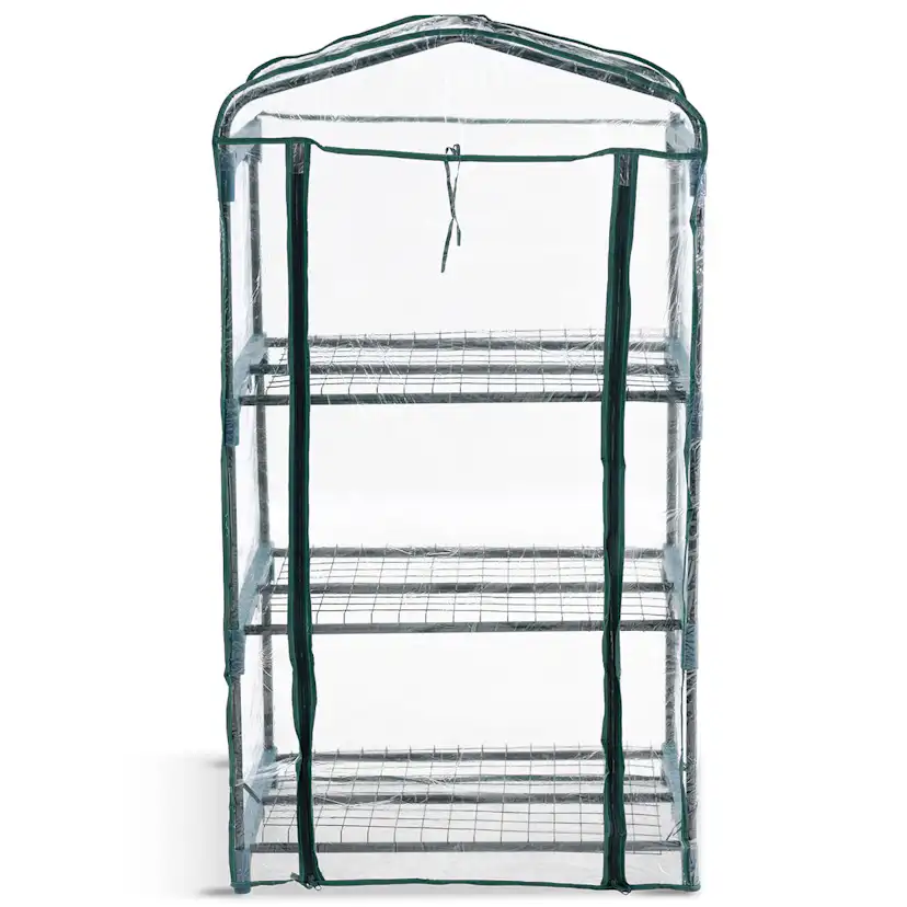 Växthus Metalcraft 0,3 kvm Grön Rektangulärt