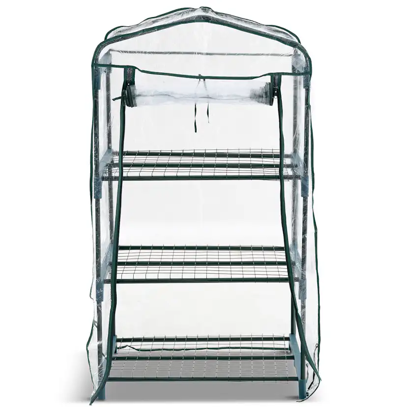 Växthus Metalcraft 0,3 kvm Grön Rektangulärt