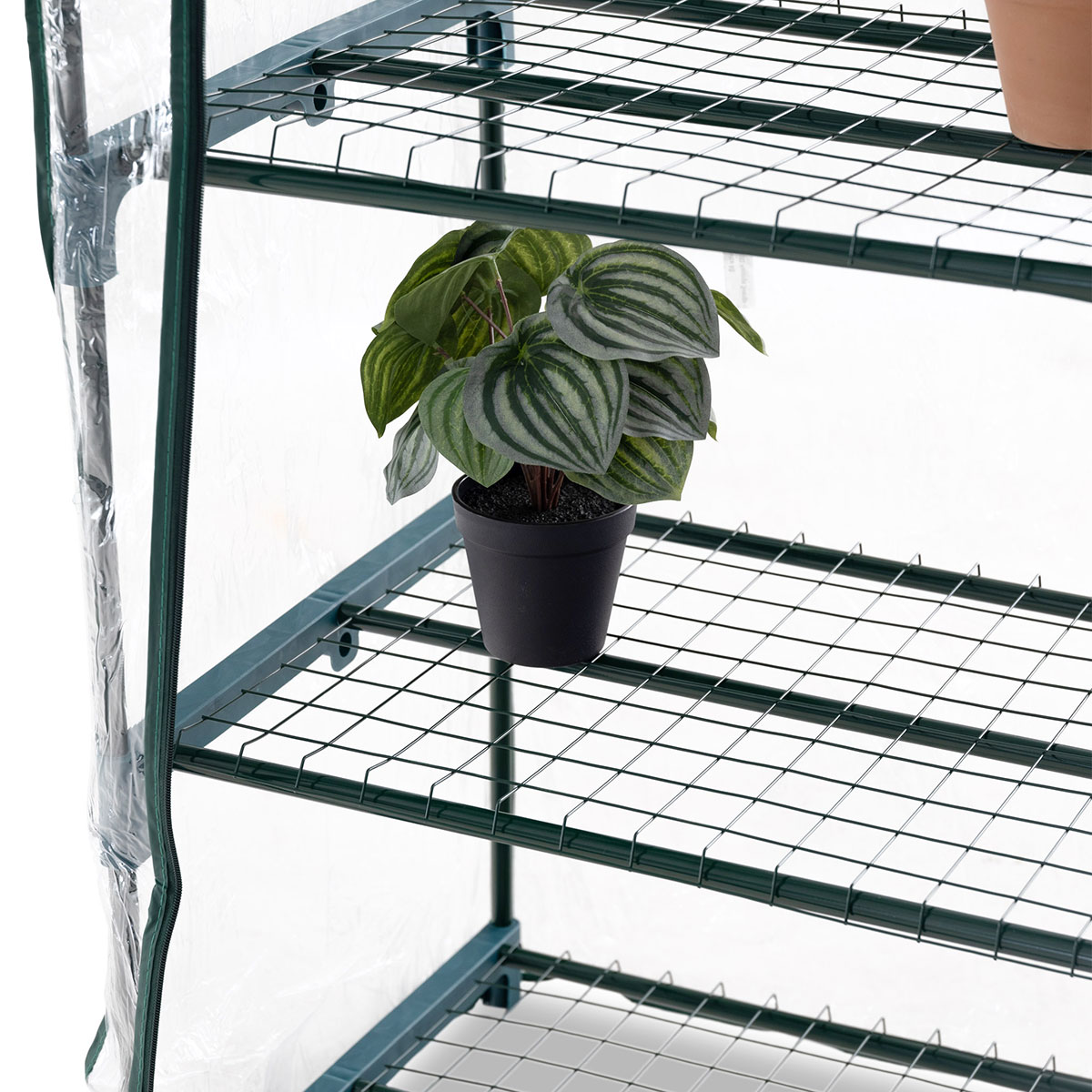 Växthus Metalcraft 0,3 kvm Grön Rektangulärt