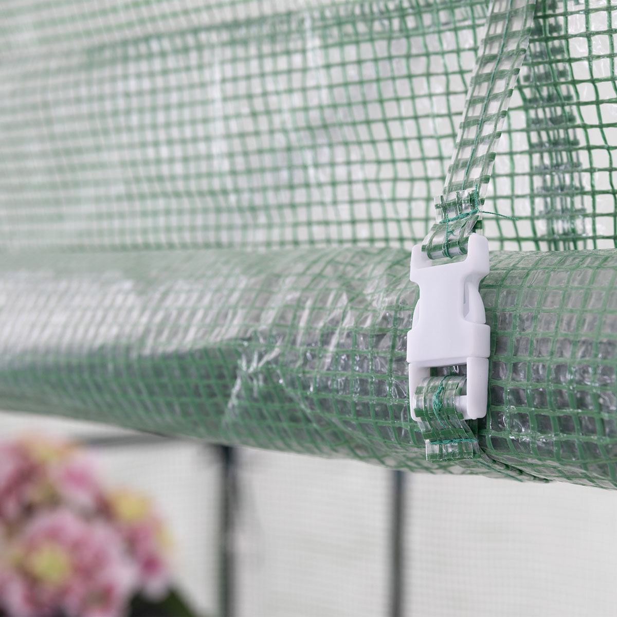 Växthus Metalcraft 1,04 kvm Grön Rektangulärt