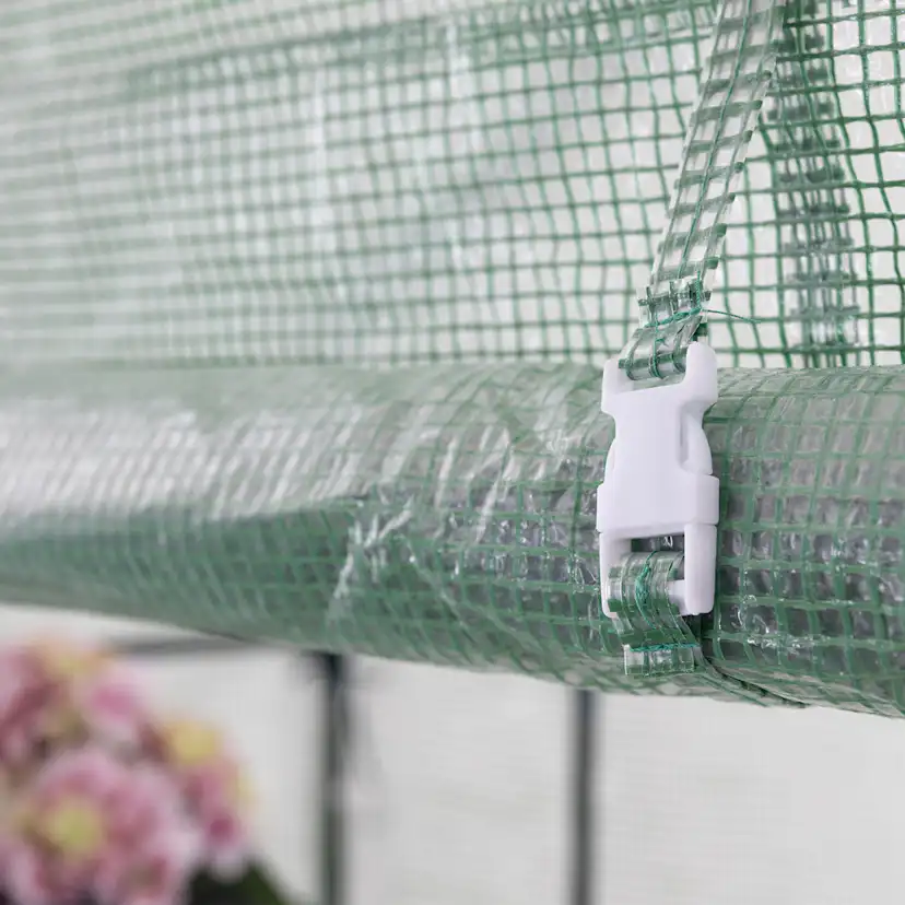 Växthus Metalcraft 1,04 kvm Grön Rektangulärt