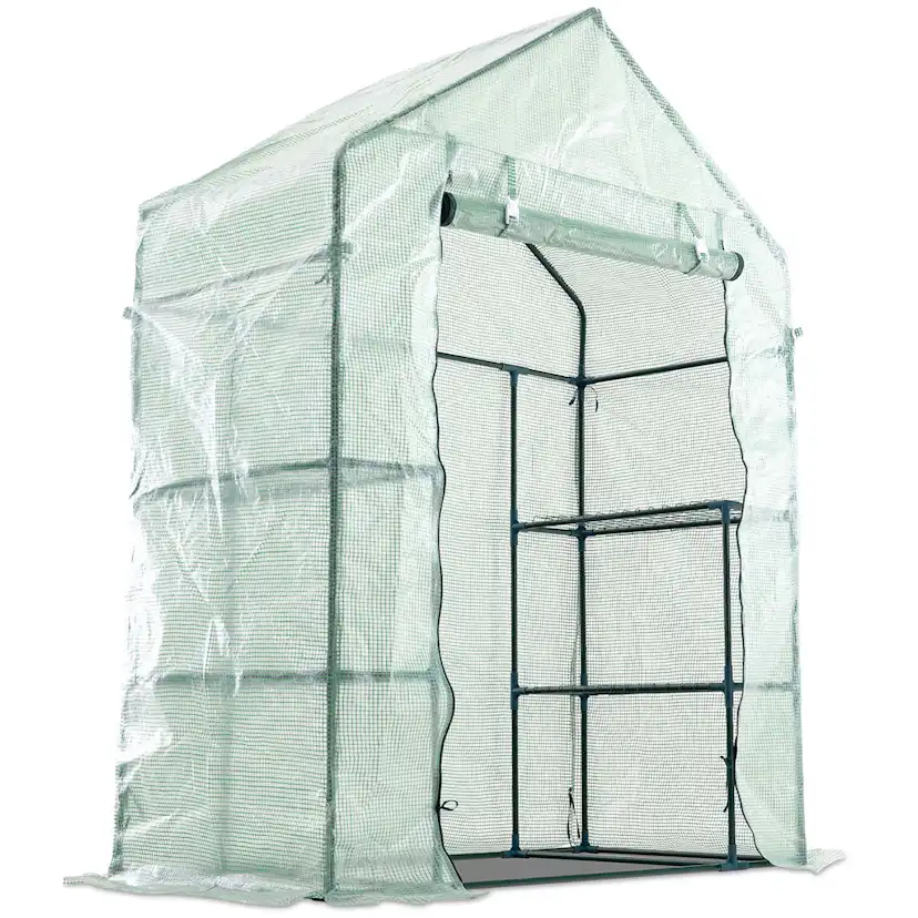 Växthus Metalcraft 1,04 kvm Grön Rektangulärt