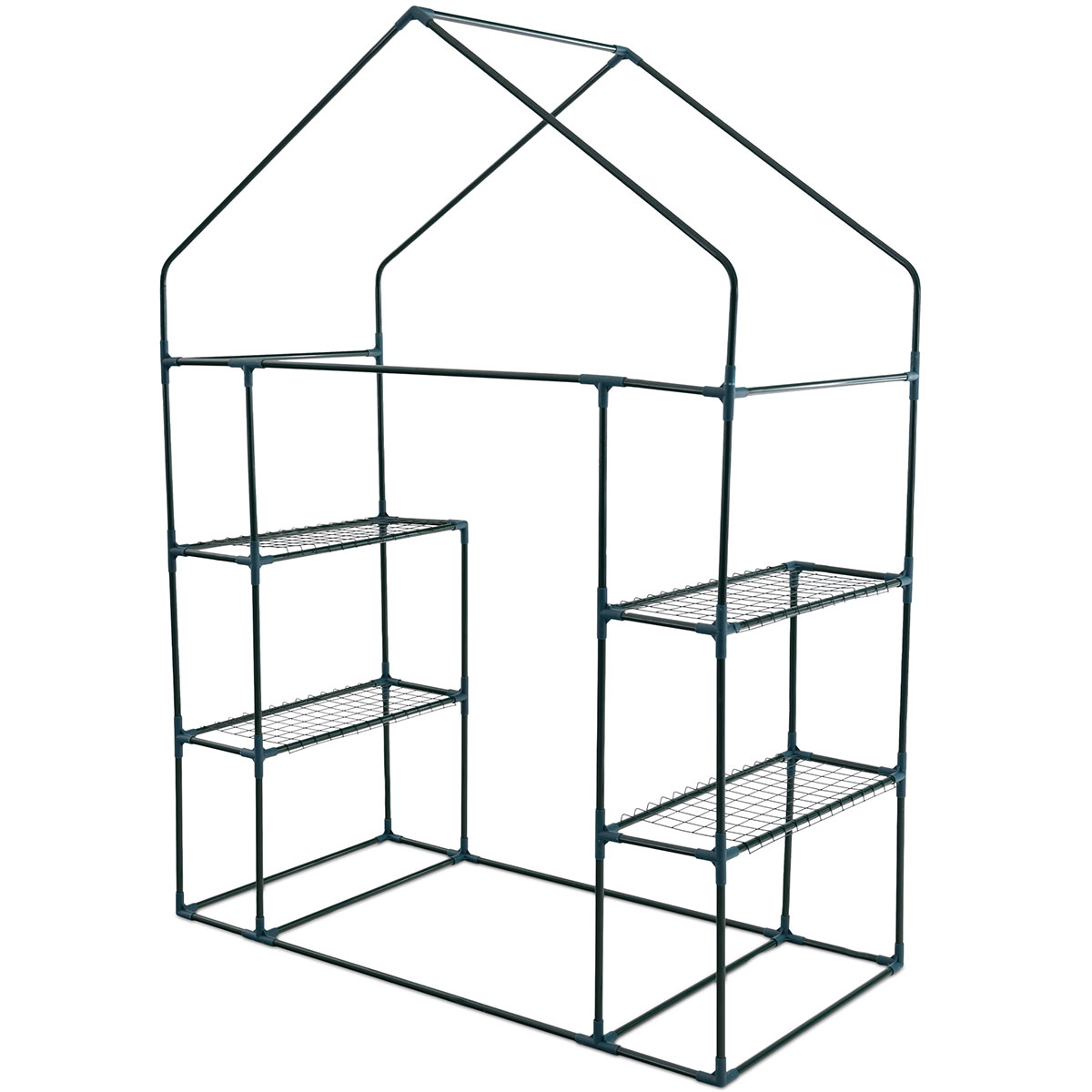 Växthus Metalcraft 1,04 kvm Grön Rektangulärt