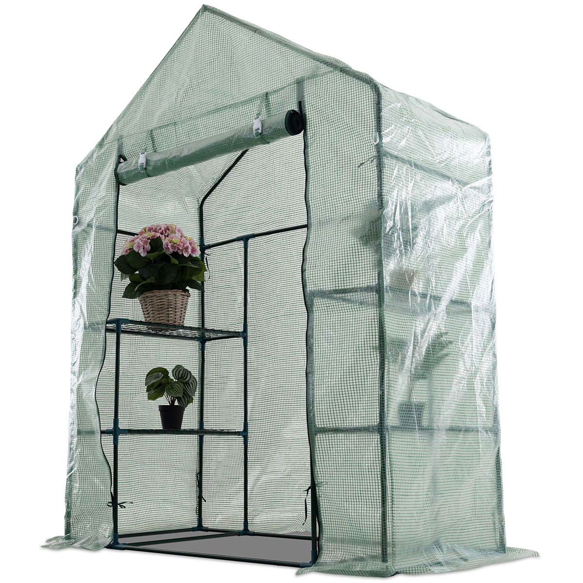 Växthus Metalcraft 1,04 kvm Grön Rektangulärt