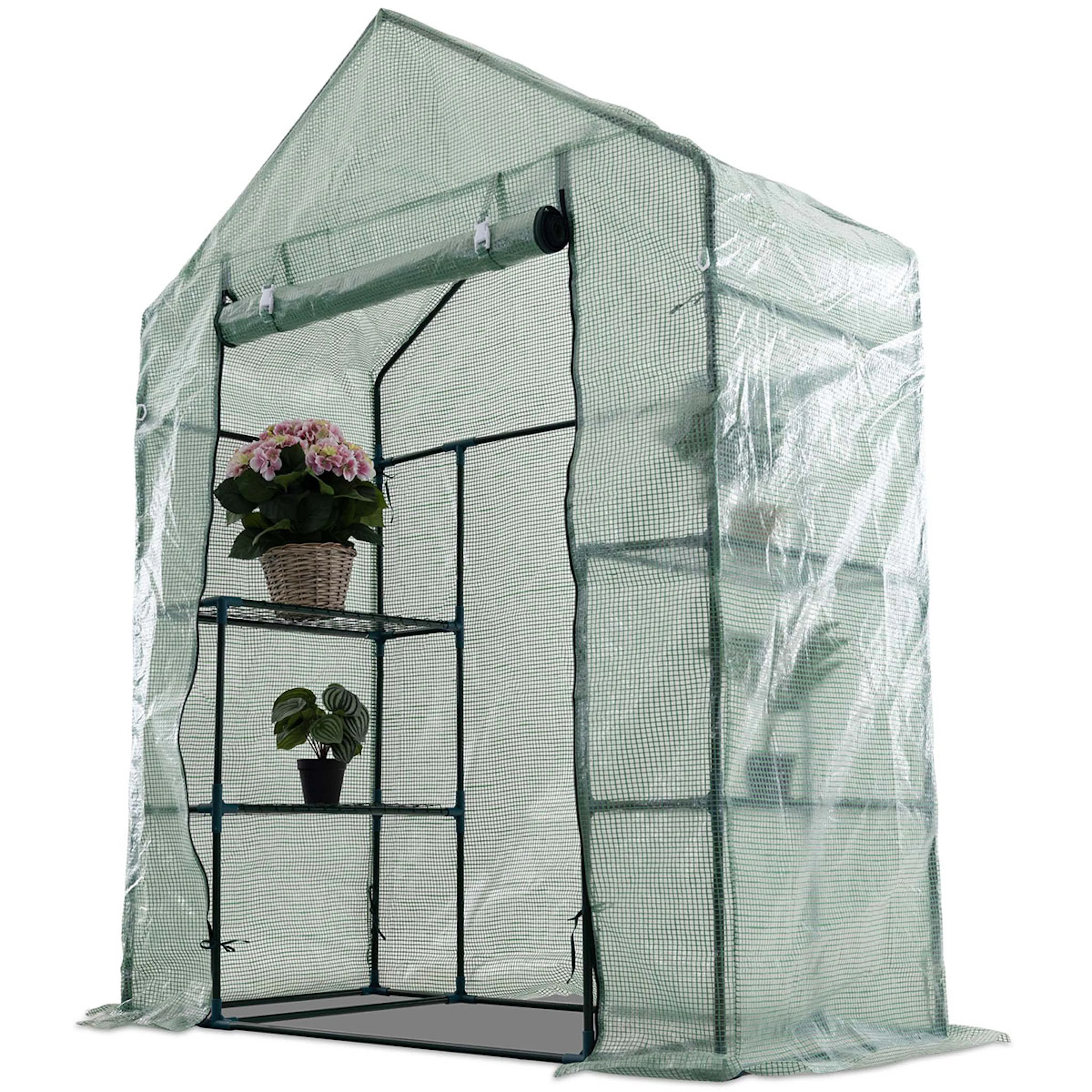 Växthus Metalcraft 1,04 kvm Grön Rektangulärt