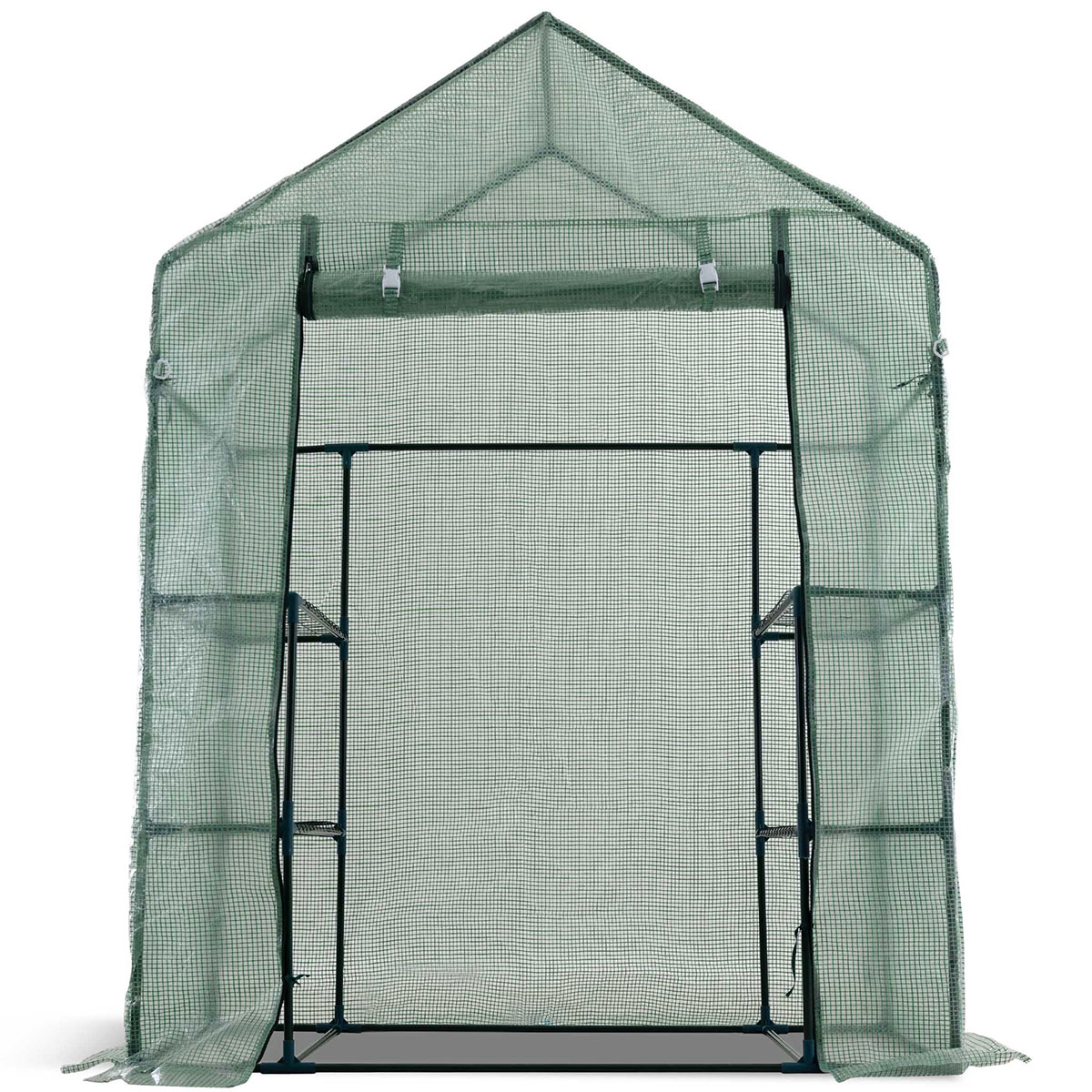 Växthus Metalcraft 1,04 kvm Grön Rektangulärt