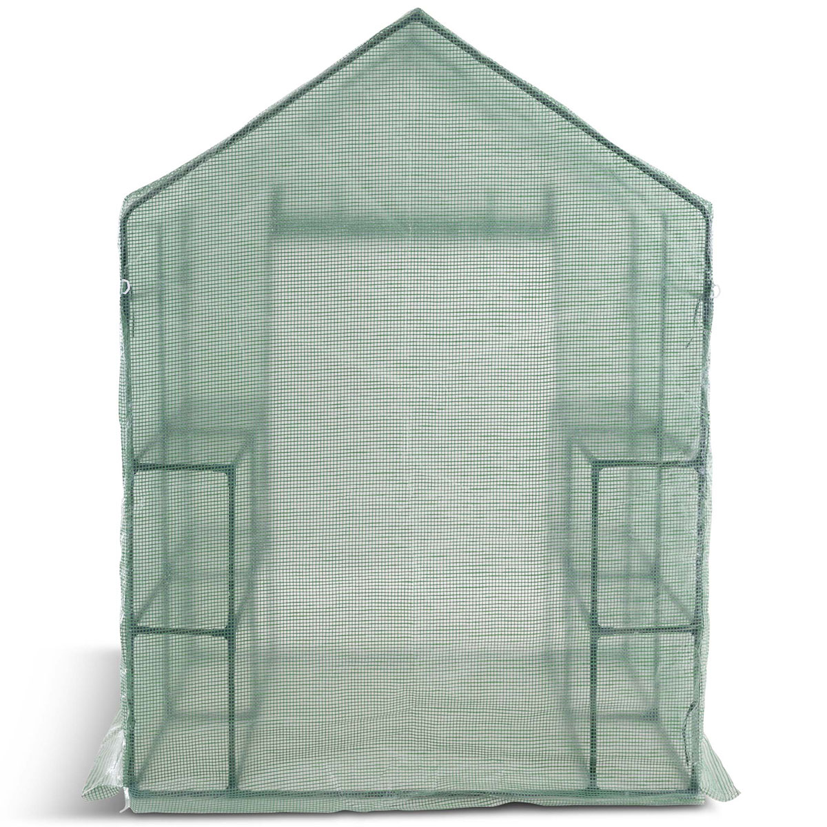 Växthus Metalcraft 2,04 kvm Grön Kvadrat