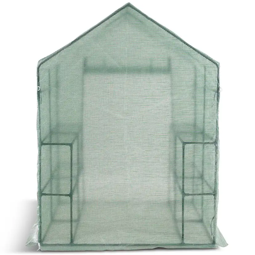 Växthus Metalcraft 2,04 kvm Grön Kvadrat