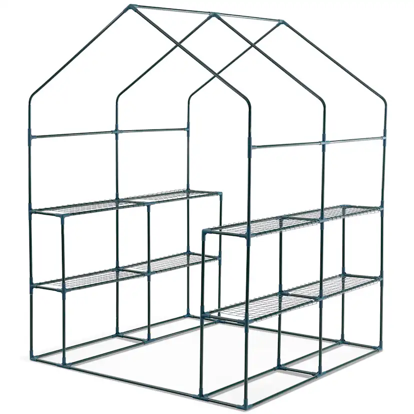 Växthus Metalcraft 2,04 kvm Grön Kvadrat