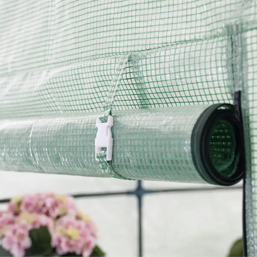 Växthus Metalcraft 2,04 kvm Grön Kvadrat