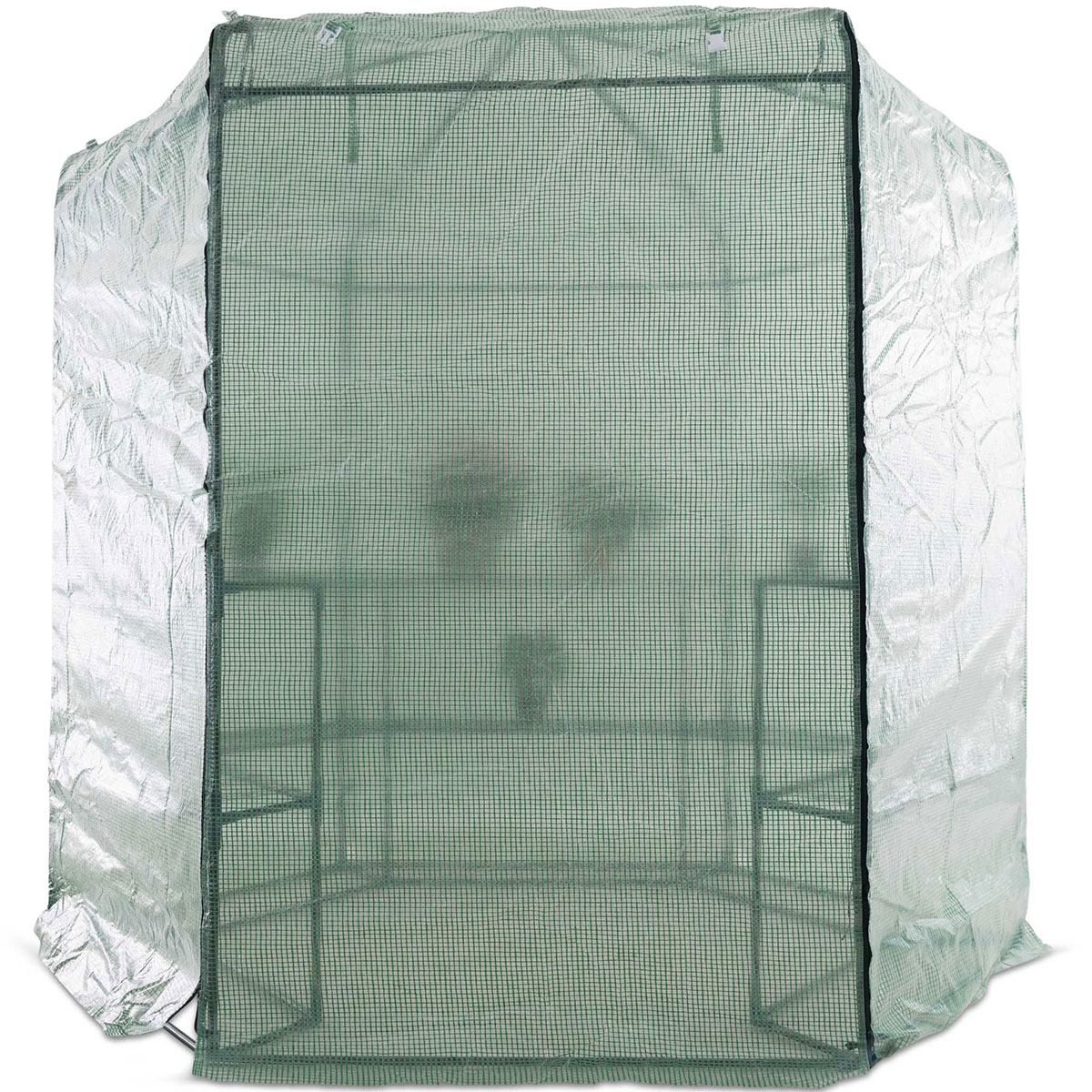 Växthus Metalcraft 3,8 kvm Grön Sexkantigt