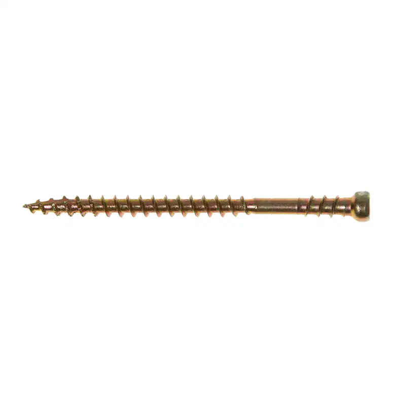 Golv-/Sockelskruv Gunnebo Fastening 3,9 mm Gulförzinkad Tx10