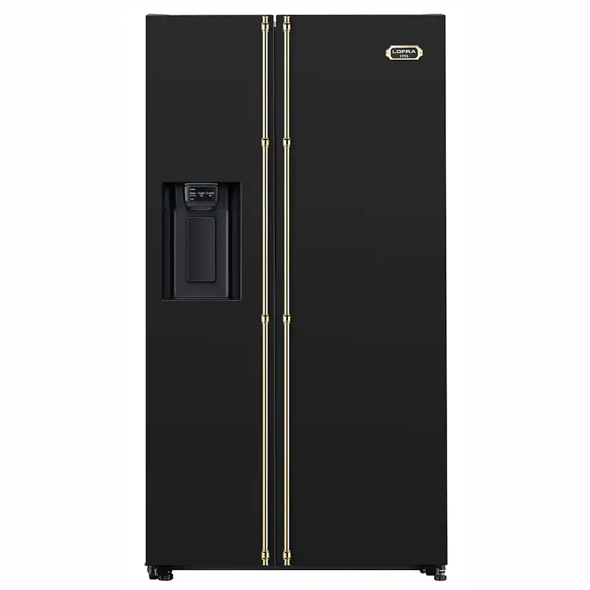 Kylskåp Lofra Dolce Vita Black/Brassed - V4