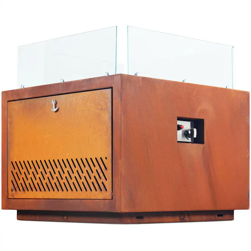 Eldstad Lyfco Vilhelmina Cortenstål