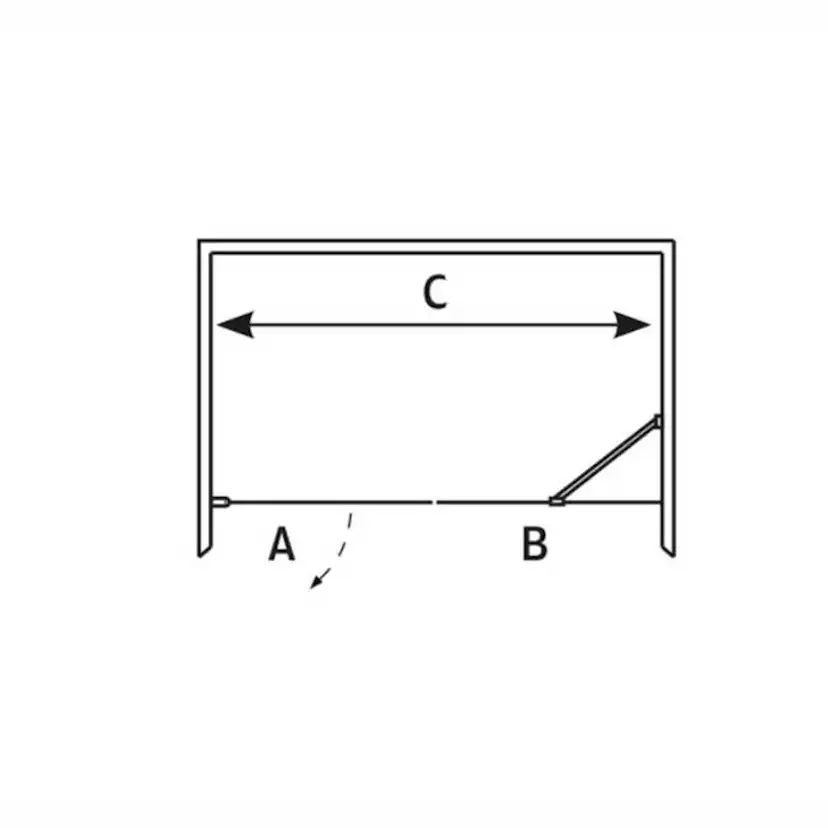 Duschdörr Hafa Igloo Pro Rak Dörr + Fast Vägg