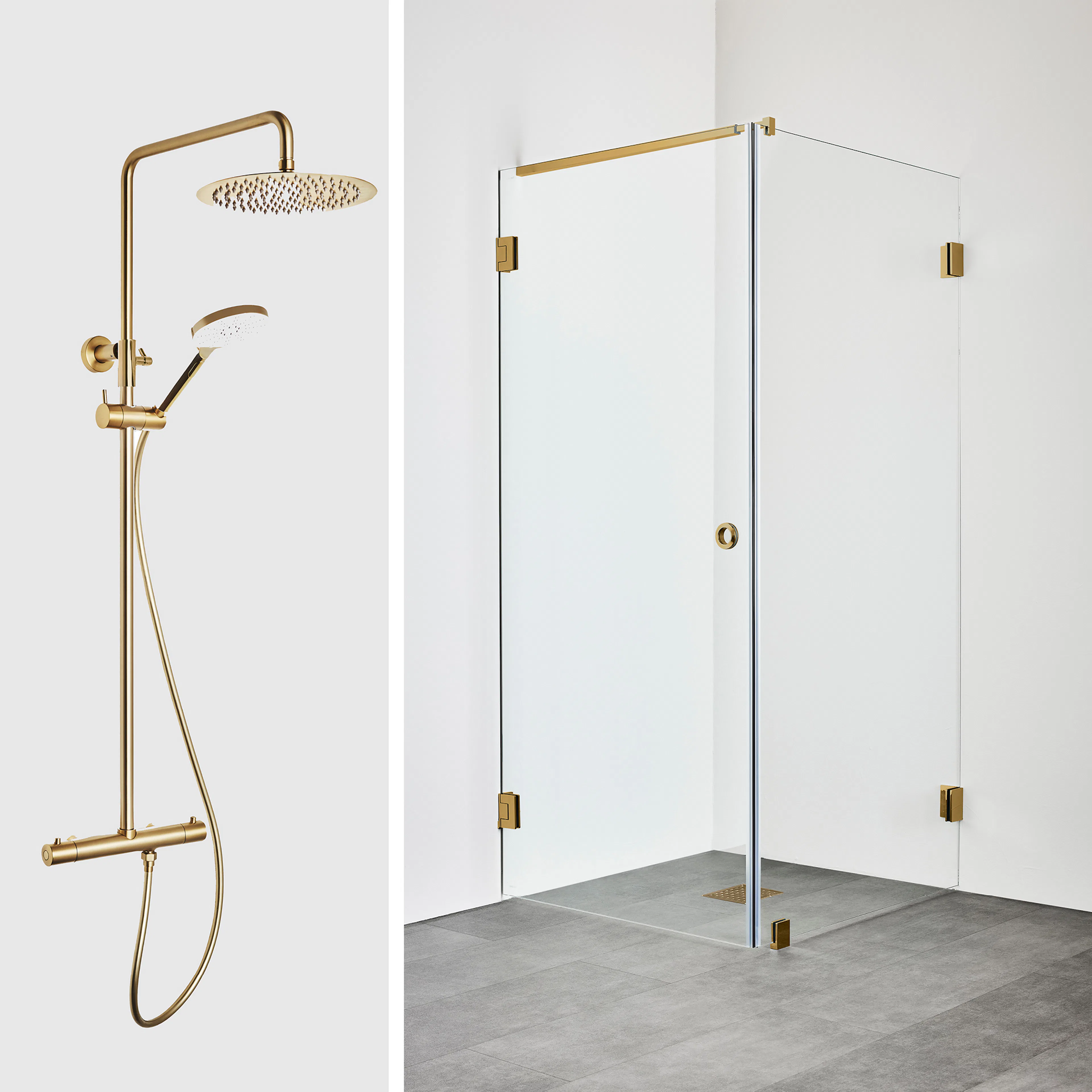 Duschpaket Hafa Duschhörn Infinity Combi med Takduschset Fine