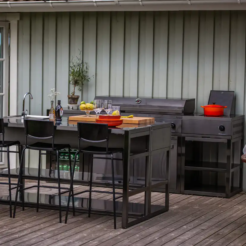 Gasolgrill Myoutdoorkitchen Nordic Line Black 201SS SE - LPG