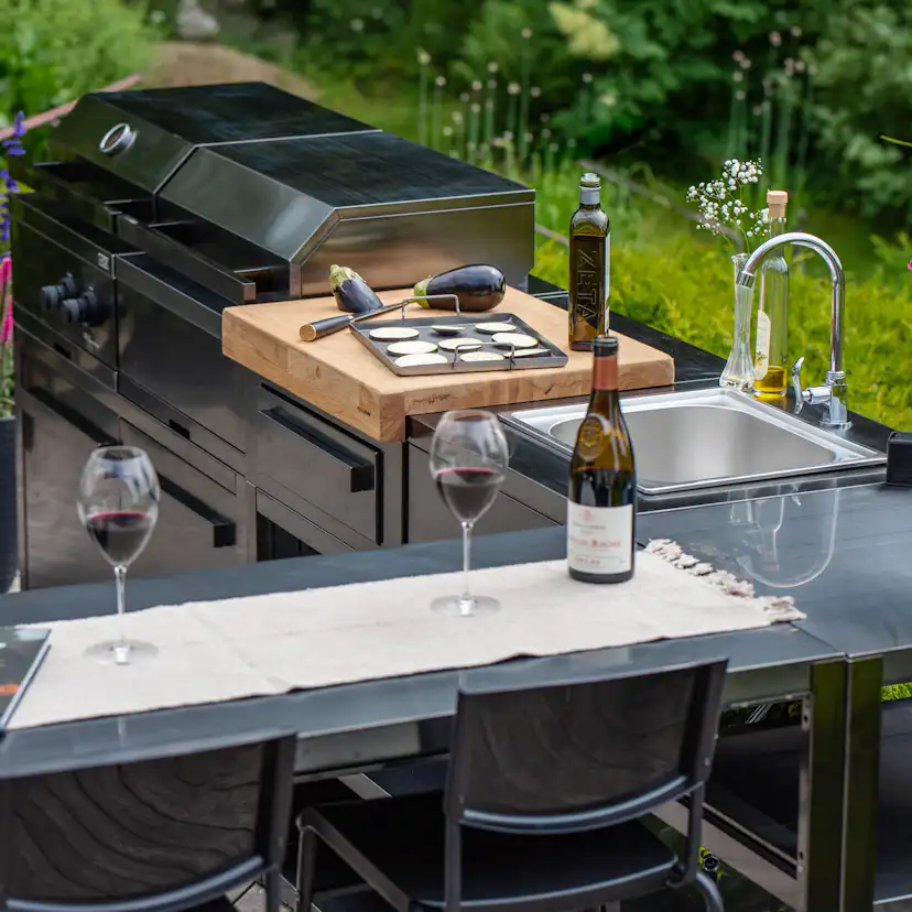 Gasolgrill Myoutdoorkitchen Nordic Line Black 201SS SE - LPG
