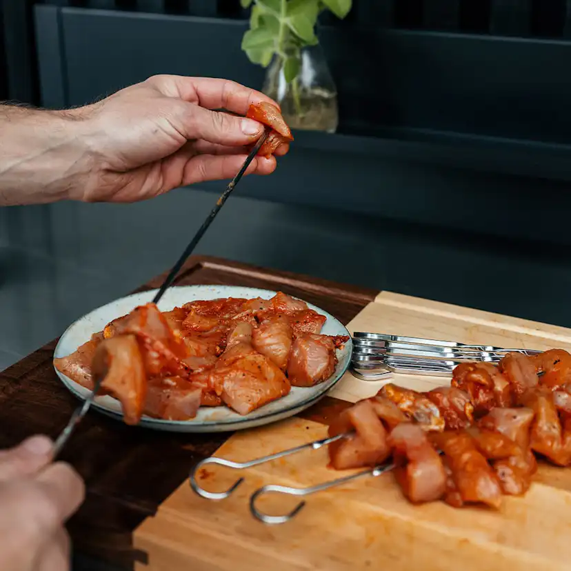 Grillspett Pepper Stainless Steel 10-pack