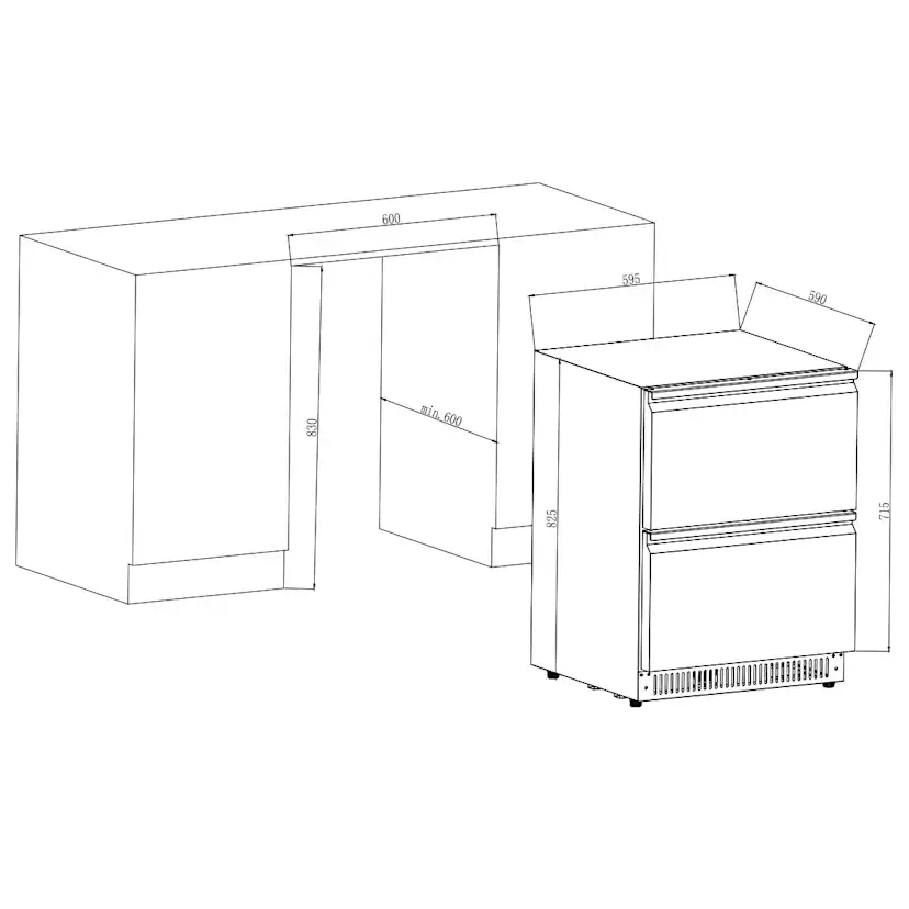 Fristående Ölkyl Cavin Outdoor Collection 51D