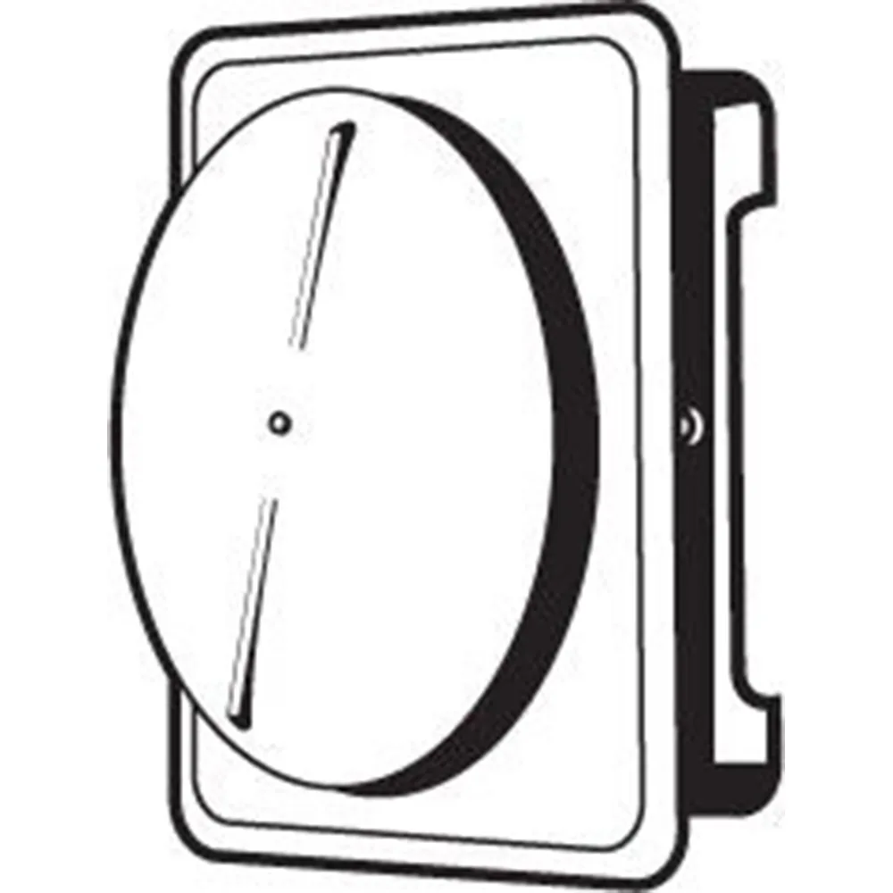 Tallriksventil Leif Arvidsson Rektangulär Ram