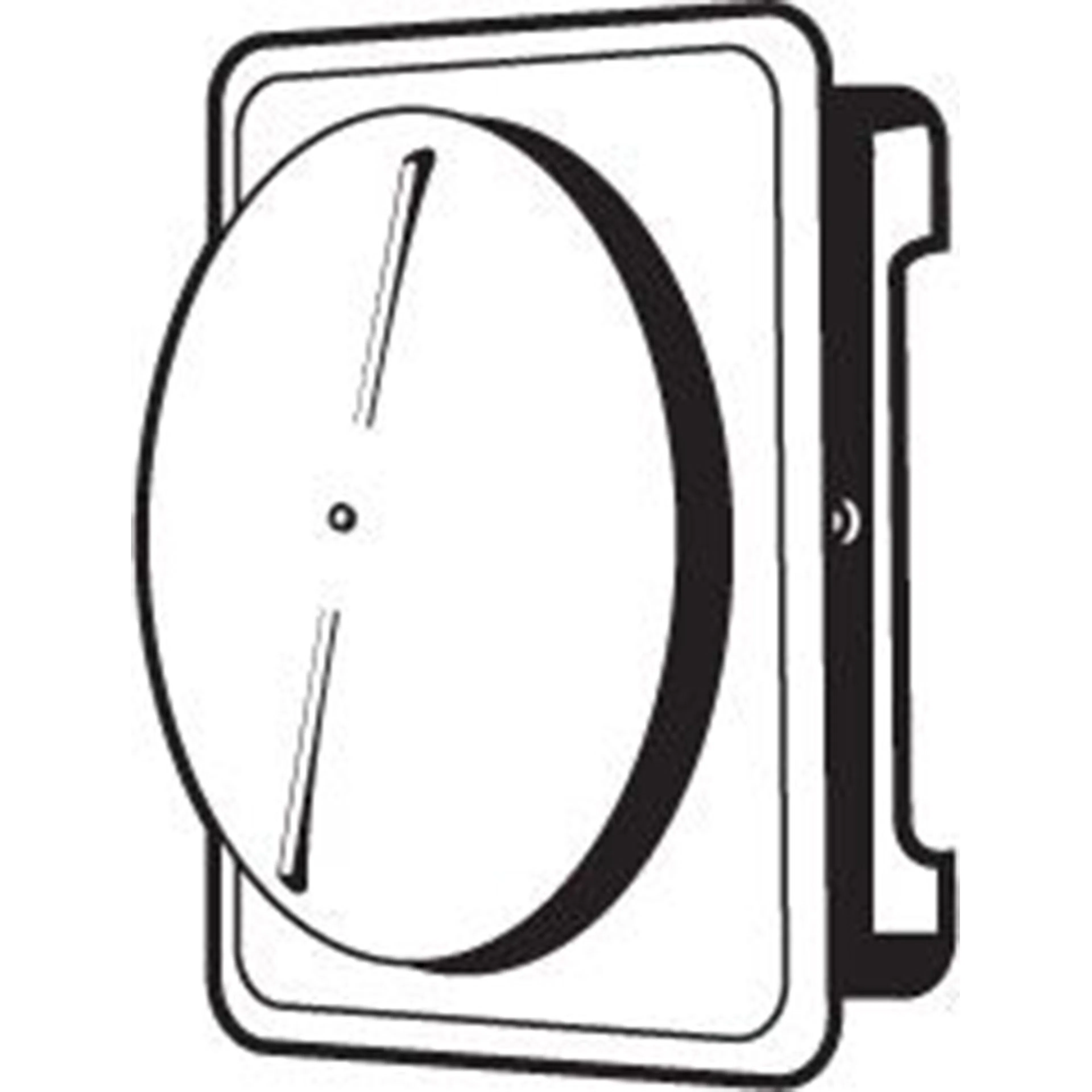 Tallriksventil Leif Arvidsson Rektangulär Ram