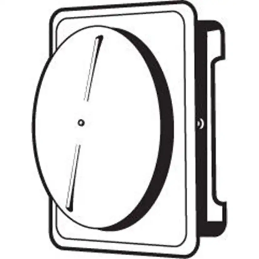 Tallriksventil Leif Arvidsson Rektangulär Ram