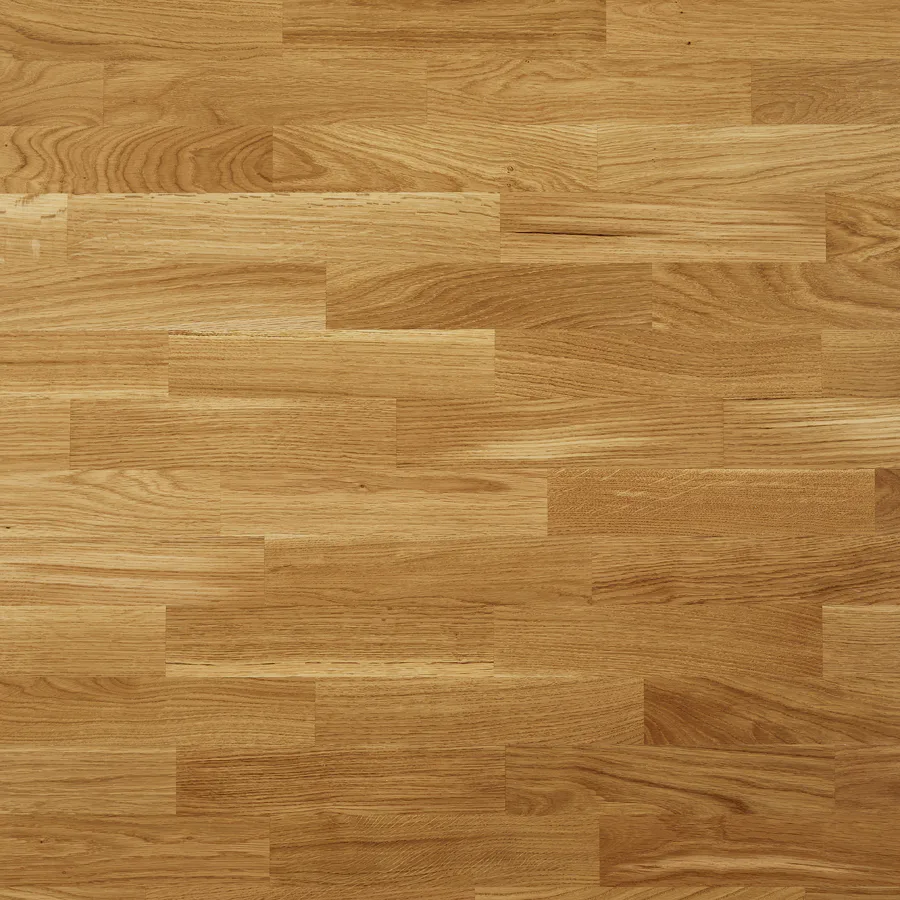 Trägolv Moland Ek Classic, UV-Mattlackat 3-Stavs Parkettgolv