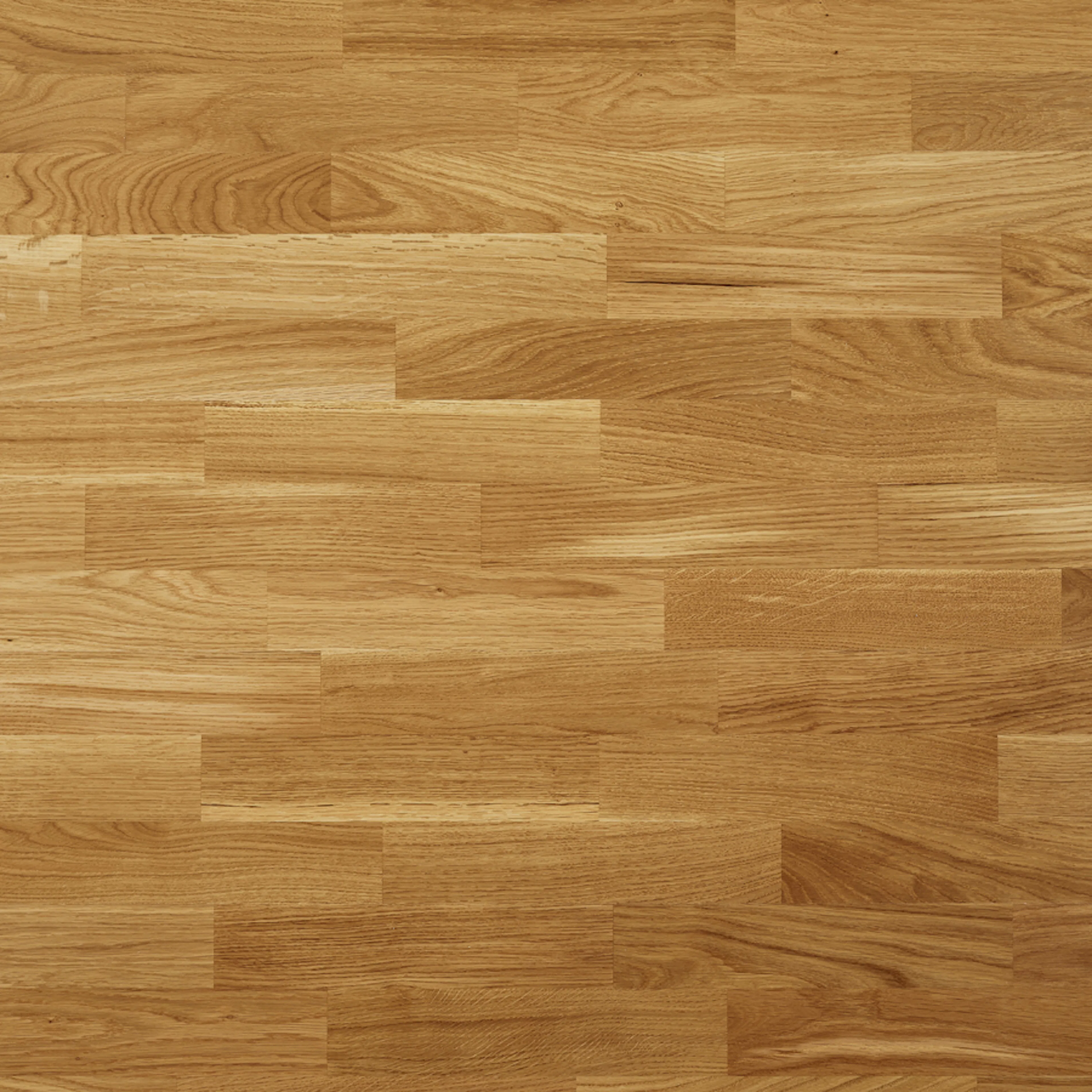 Trägolv Moland Ek Classic, UV-Mattlackat 3-Stavs Parkettgolv