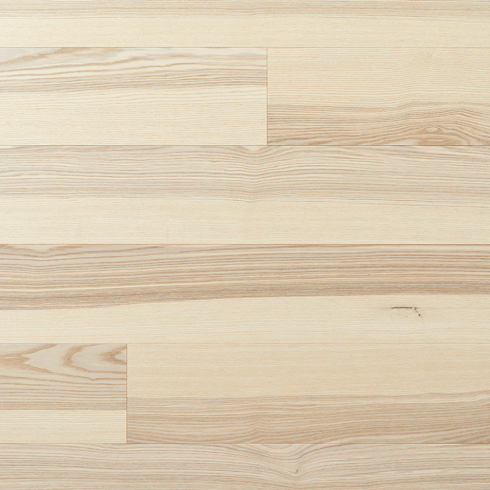 Parkettgolv Moland Molaloc+ Wideplank Ask Med Kärnved Vit Mattlack