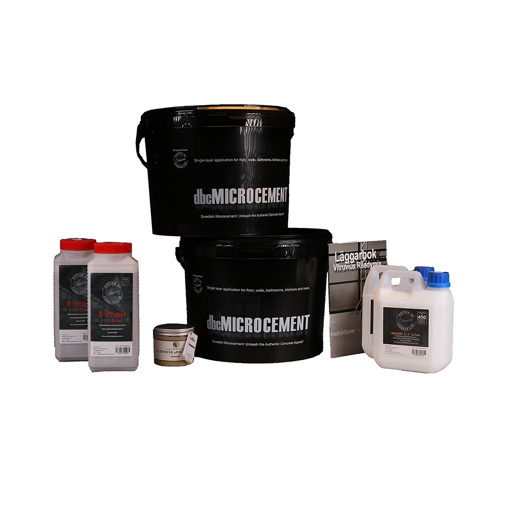 Microcement Design By Cement Färdigblandad Bänkskiva/Stänksk