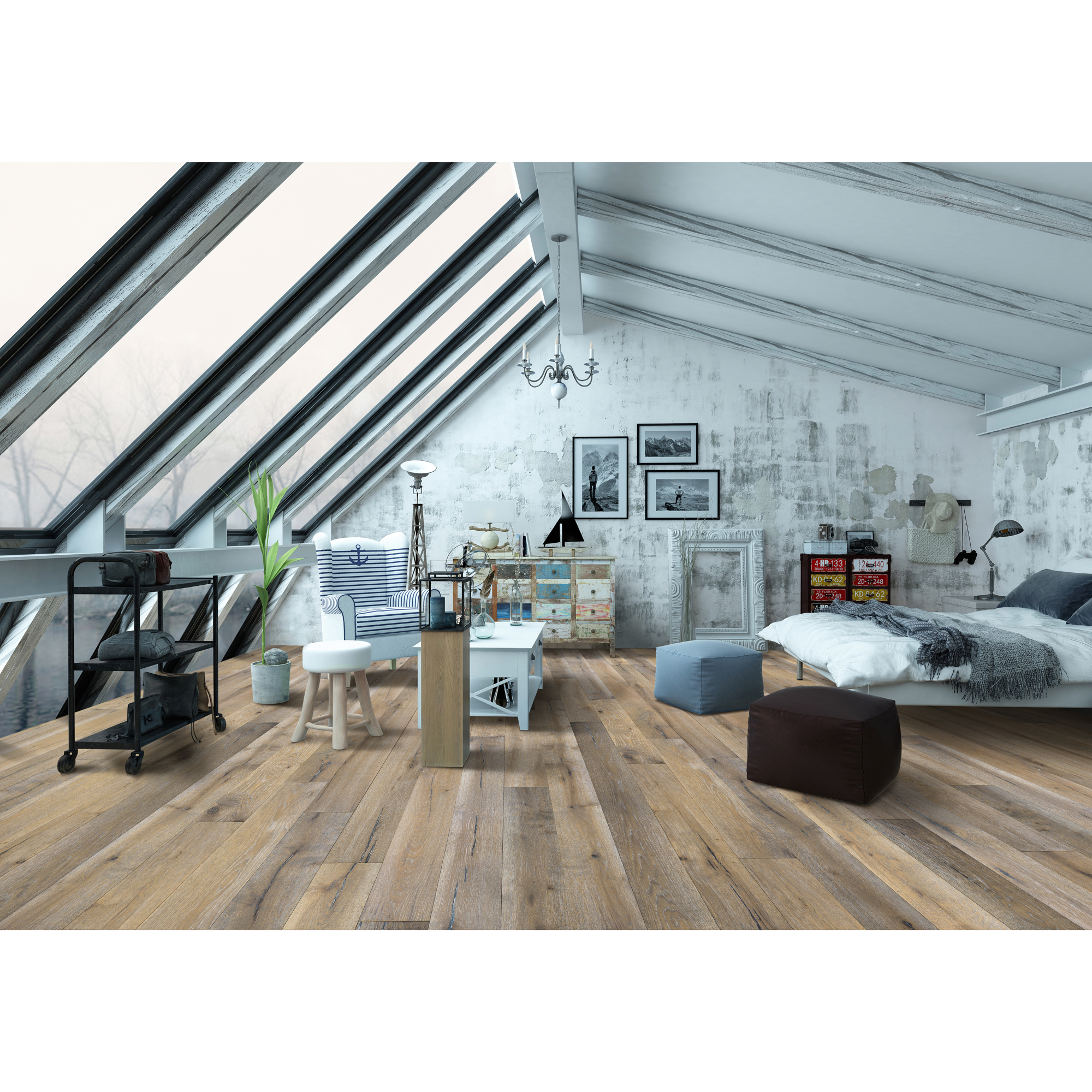 Parkettgolv NQD Oak North Sea 5G