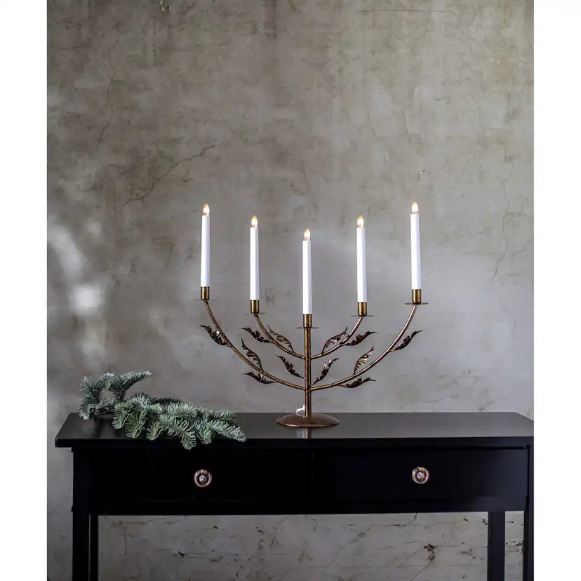 Adventsljusstake Star Trading Grace 5 Ljus