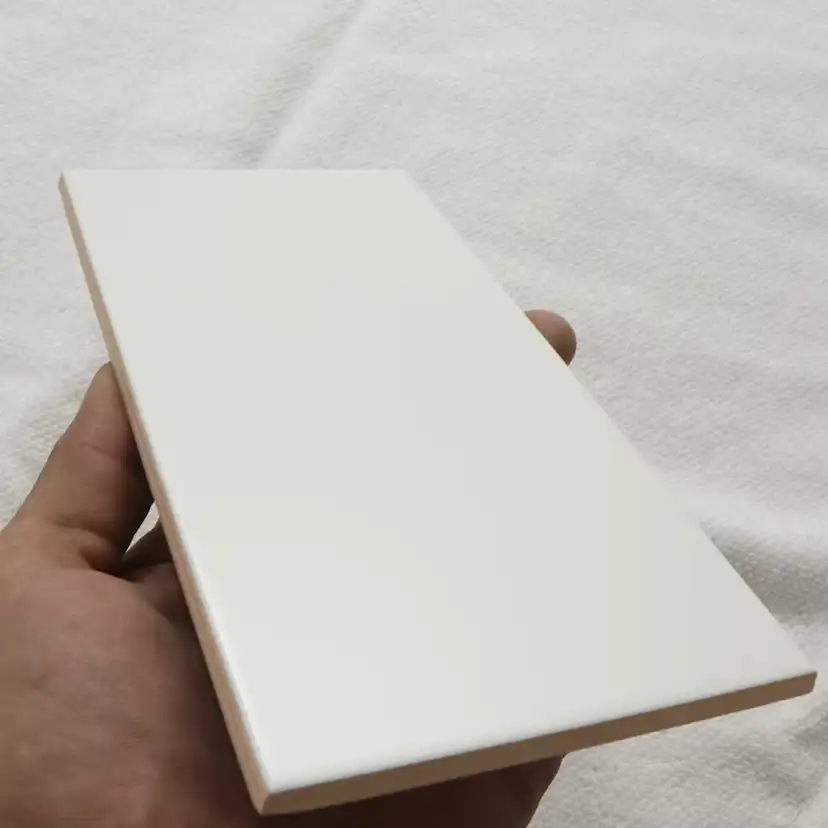 Kakel Tenfors Rustik Vit Slät Matt 10x20 cm