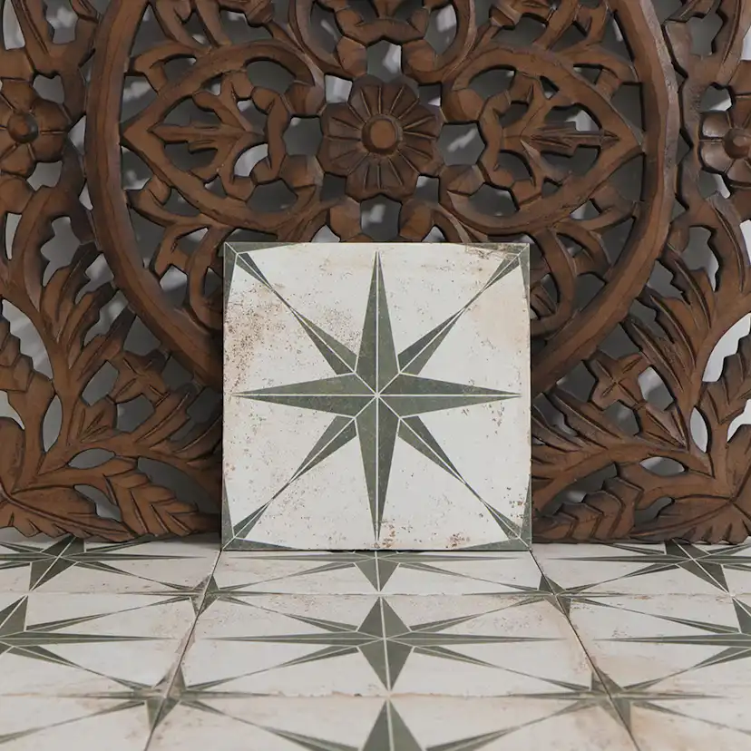 Klinker Tenfors Orion Verde 22,5x22,5 cm