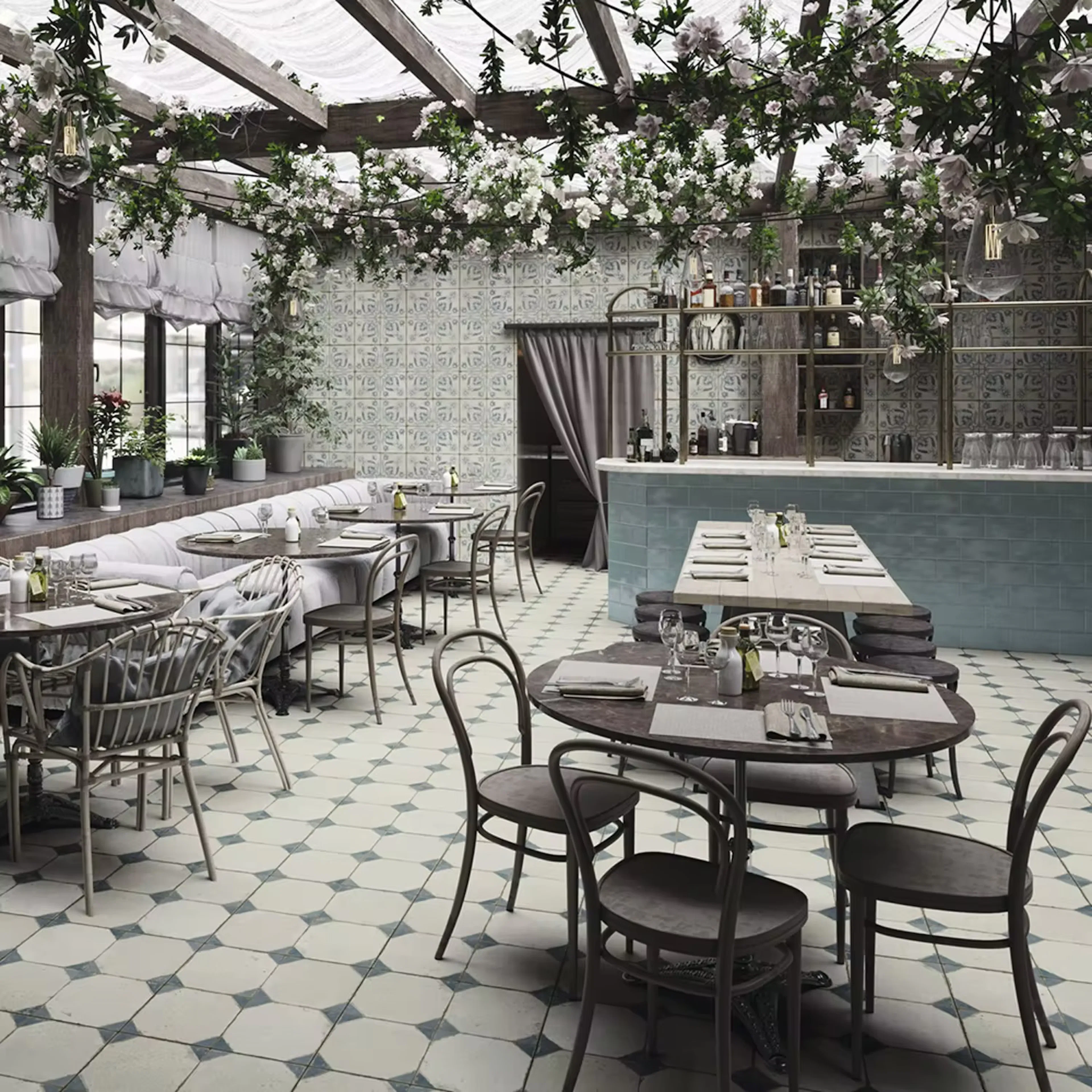 Klinker Tenfors Peronda FS Yard Blue 45x45 cm